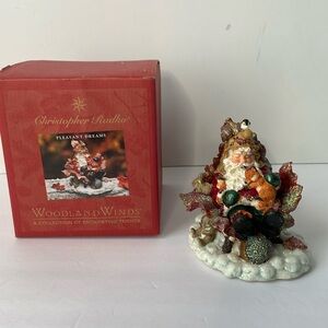 Christopher Radko  Woodland Winds Pleasant Dreams  Christmas  Santa